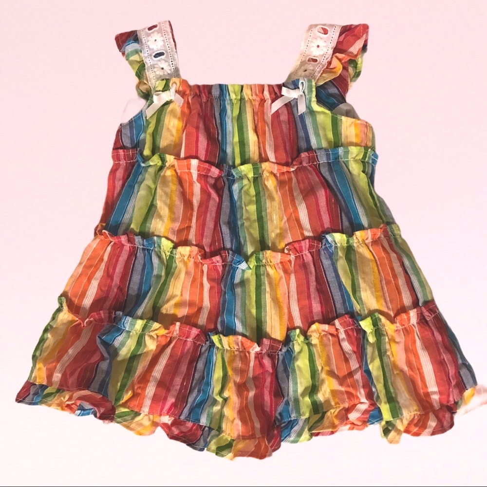 Girls Rainbow Dress